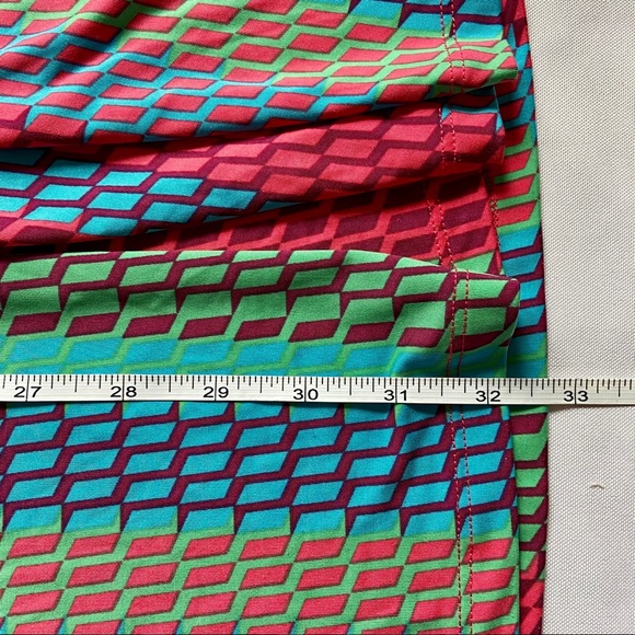 Y2K Guess Multicolor Geometric Halter Dress - Picture 11 of 12